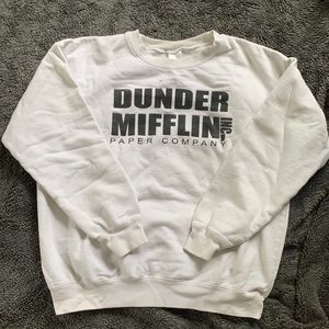 White Dunder Mifflin sweatshirt